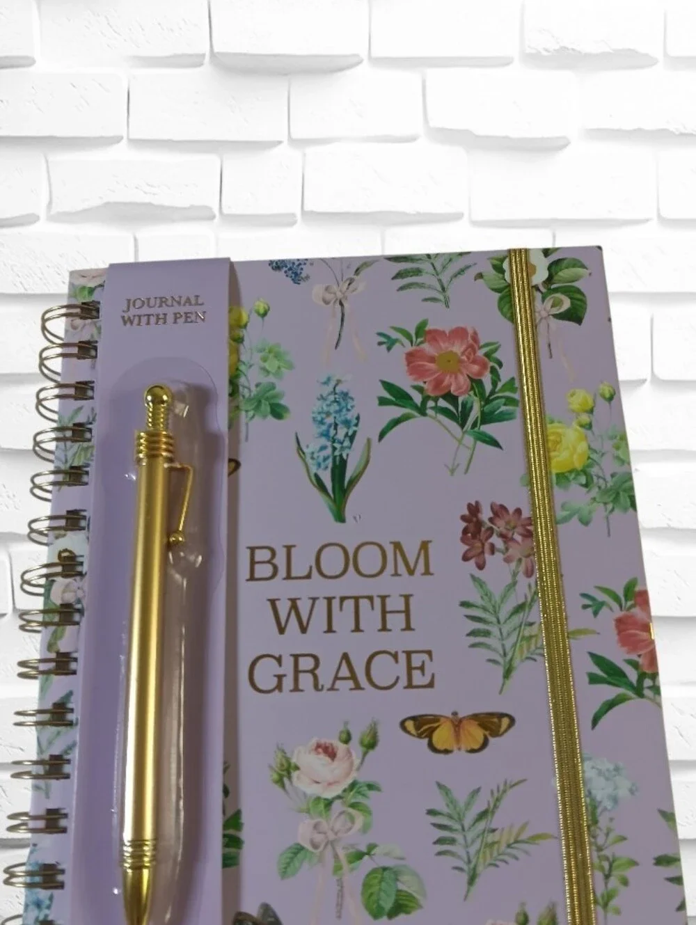 **Reserved for @moderngal Butterflies & Flowers Lavender Journal